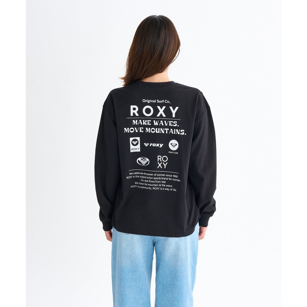 ロキシー（ROXY）（レディース）HISTORICAL LOGO 長袖Tシャツ 25FWRLT254042BLK