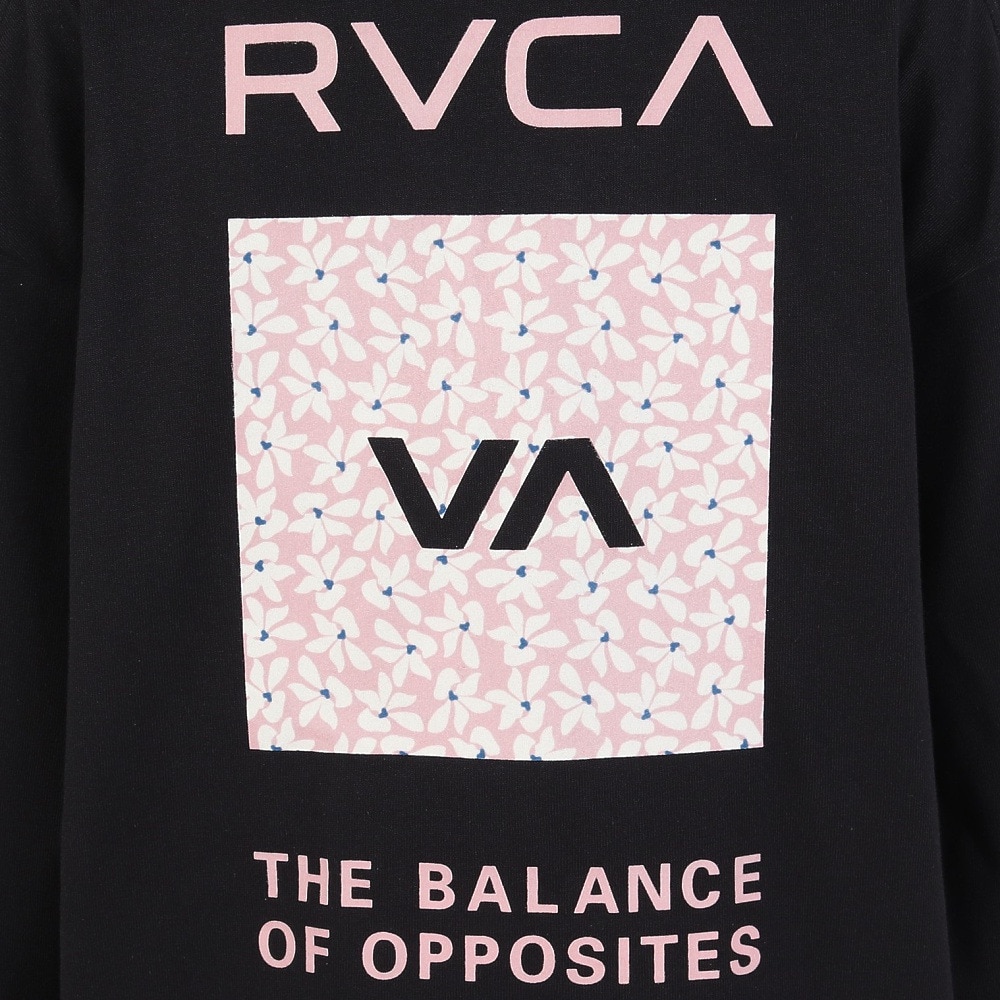 ルーカ（RVCA）（レディース）BANDANA VA ボックス ロゴ 長袖Tシャツ BF044052 BLK