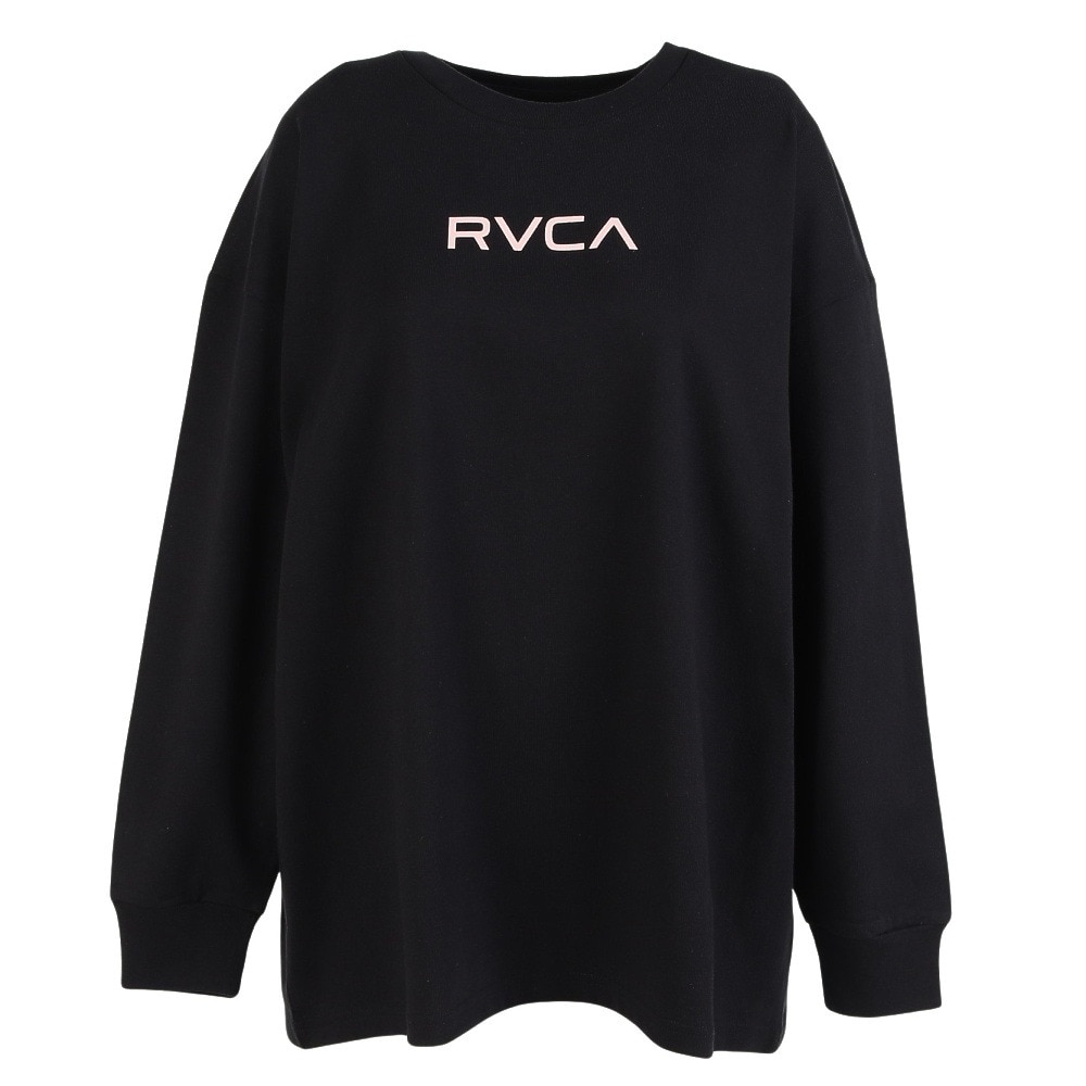 ルーカ（RVCA）（レディース）BANDANA VA ボックス ロゴ 長袖Tシャツ BF044052 BLK