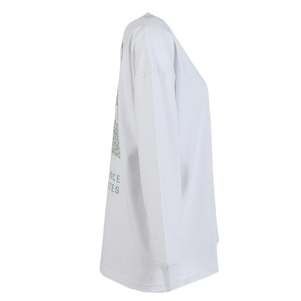 ルーカ（RVCA）（レディース）BANDANA VA ボックス ロゴ 長袖Tシャツ BF044052 WHT