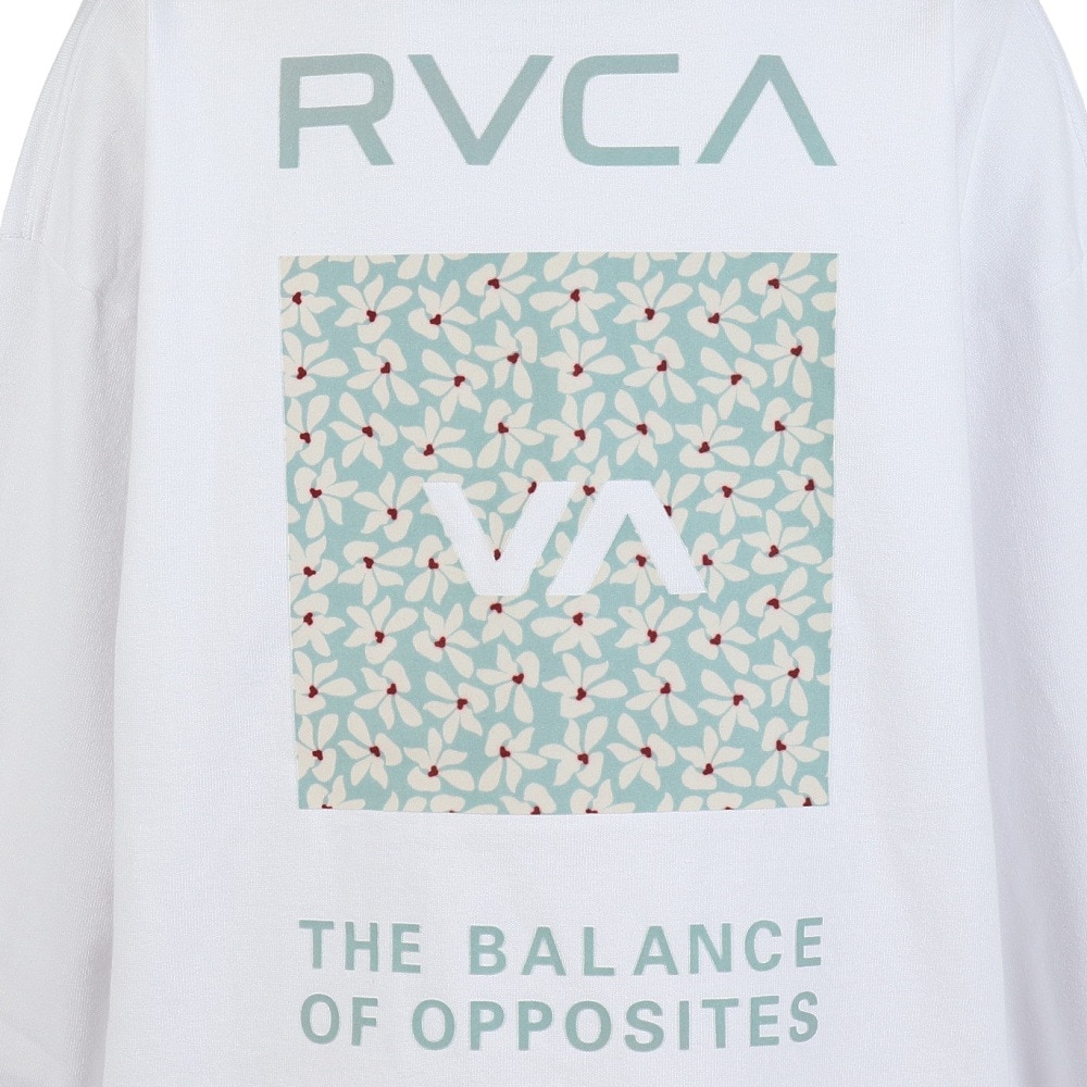 ルーカ（RVCA）（レディース）BANDANA VA ボックス ロゴ 長袖Tシャツ BF044052 WHT