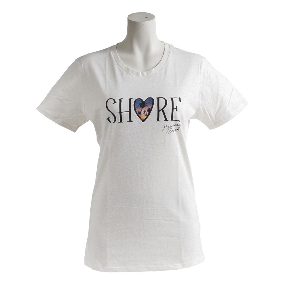 Tシャツ レディース 半袖 HERMOSA スリム 870SW8CD2119 WHT オンライン価格