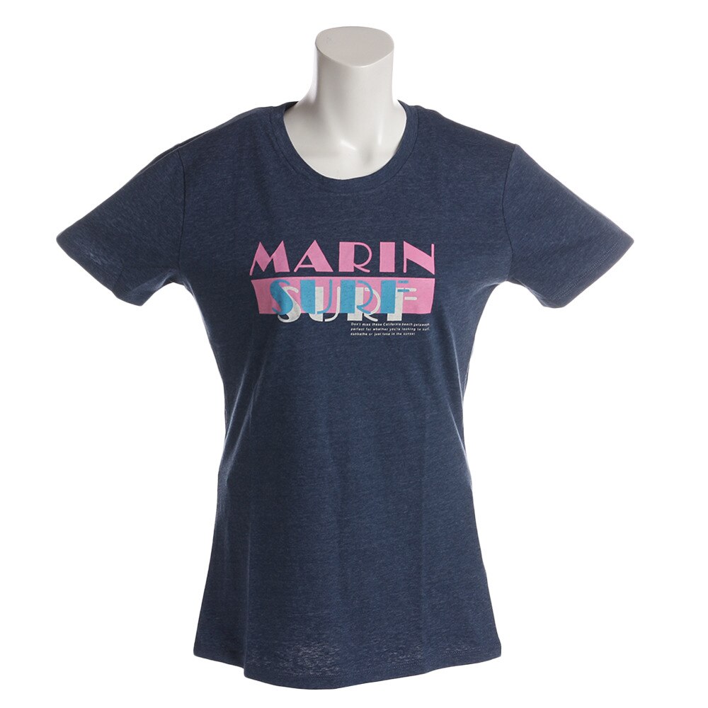  Tシャツ レディース 半袖 マリンサーフ スリム 870SW8CD2121 NVY オンライン価格