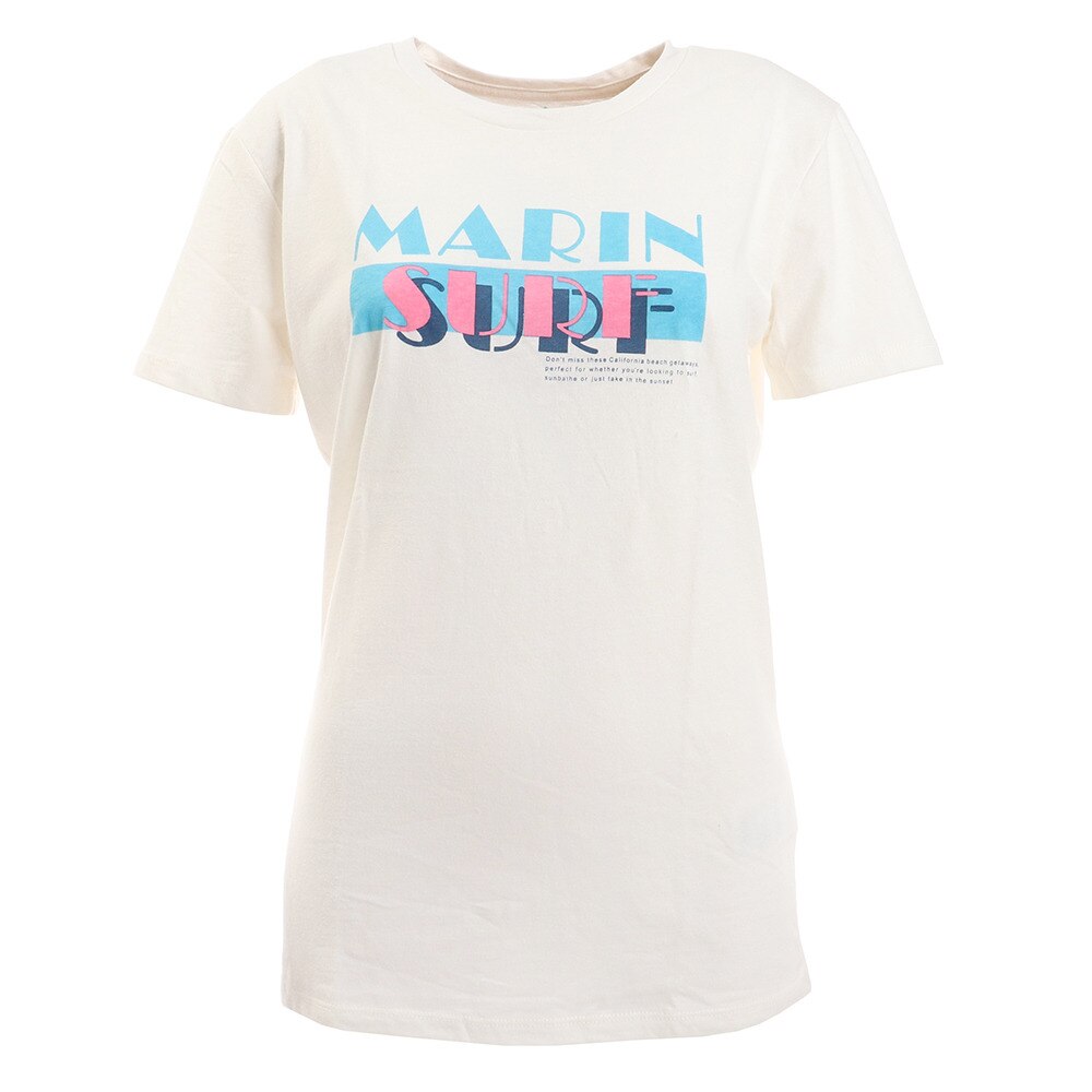  Tシャツ レディース 半袖 マリンサーフ スリム 870SW8CD2121 WHT オンライン価格