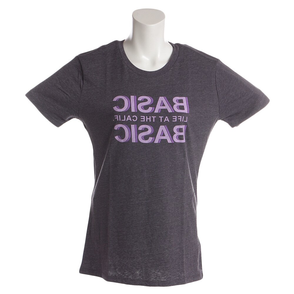  Tシャツ レディース 半袖 ベーシックカリフ スリム 870SW8CD2122 GRY オンライン価格