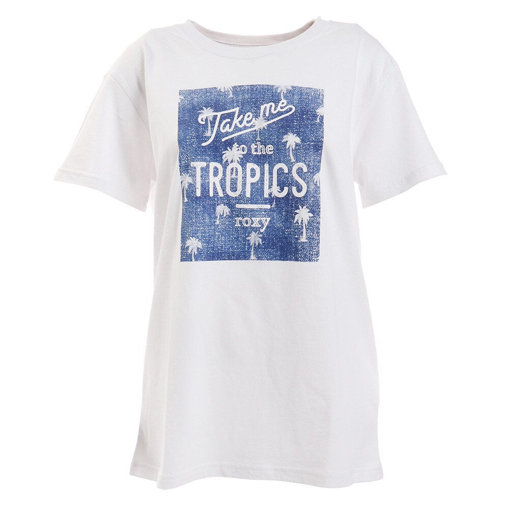  Tシャツ 半袖 スクエアーグラフィック TAKE ME TO THE TROPICS 19SPRST191175WHT1 オンライン価格