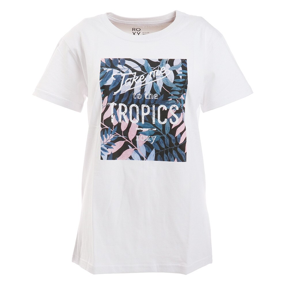  Tシャツ 半袖 スクエアーグラフィック TAKE ME TO THE TROPICS 19SPRST191175WHT2 オンライン価格