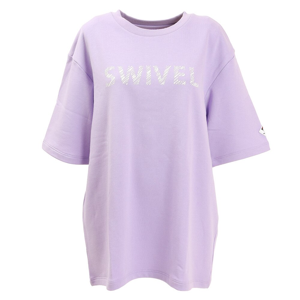  Tシャツ レディース 半袖 THICK RUBBER プリント 870SW9CD6426 PUL