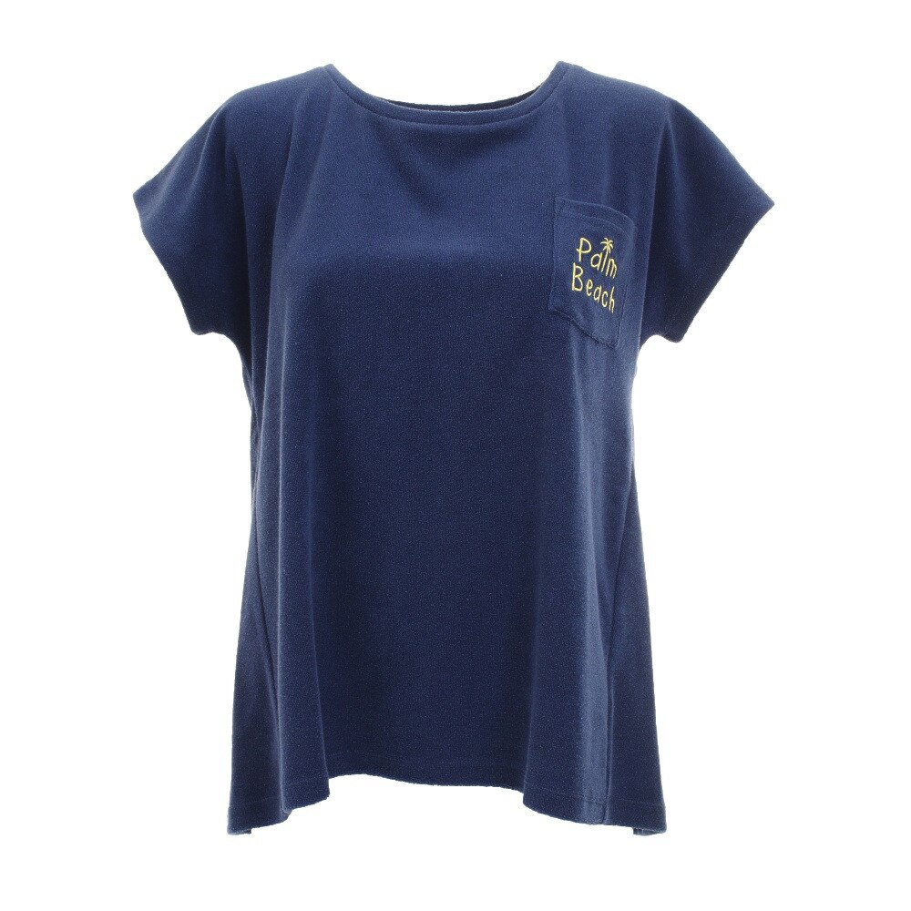  Tシャツ レディース 半袖 パームタオル 870SW9EG6424 NVY