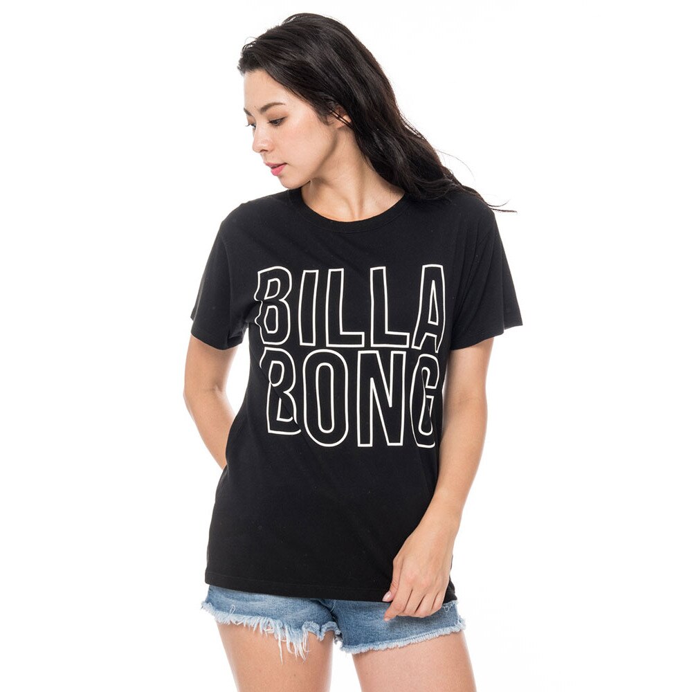  Tシャツ レディース 半袖 ベーシックロゴ BA013201 BLK オンライン価格