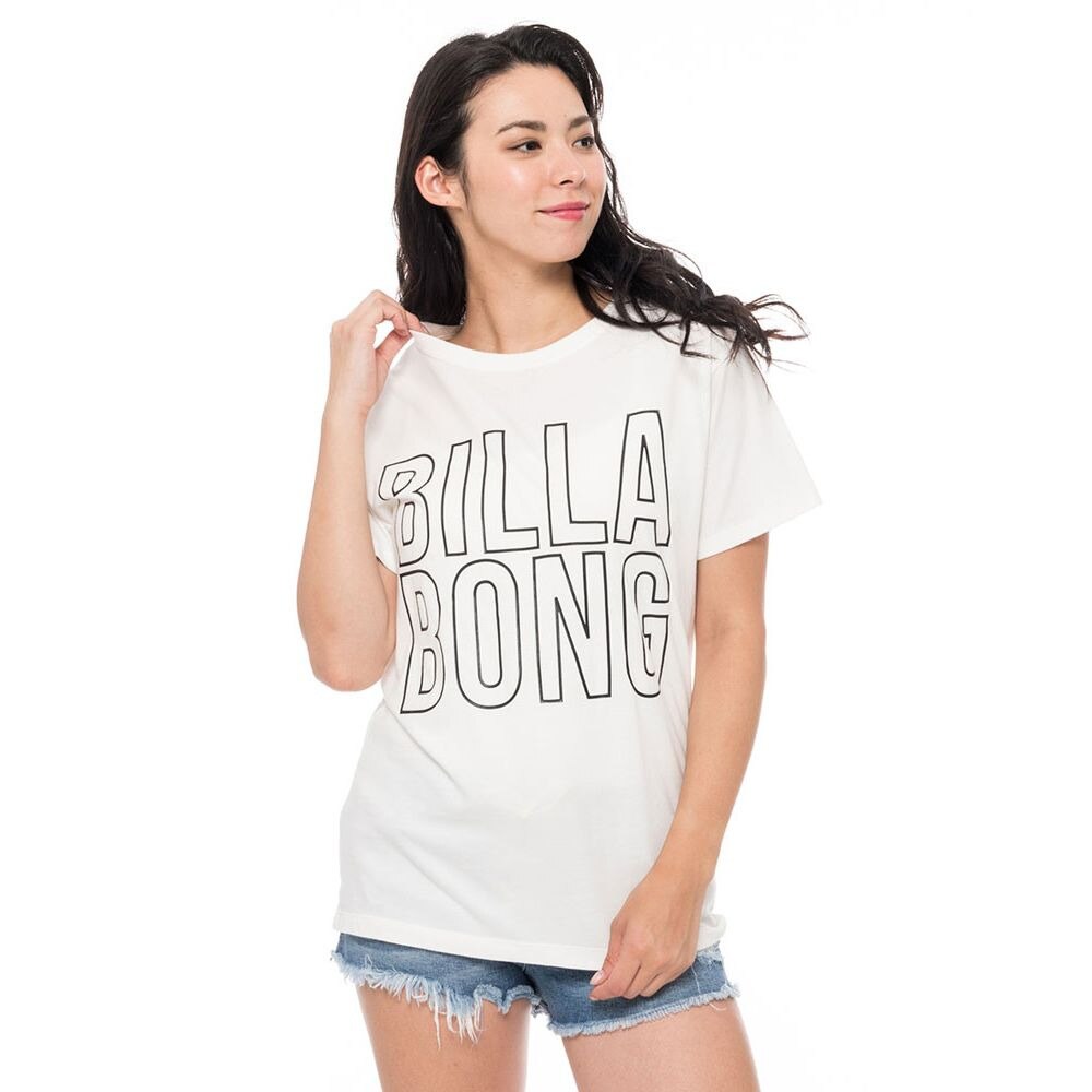  Tシャツ レディース 半袖 ベーシックロゴ BA013201 WHT オンライン価格