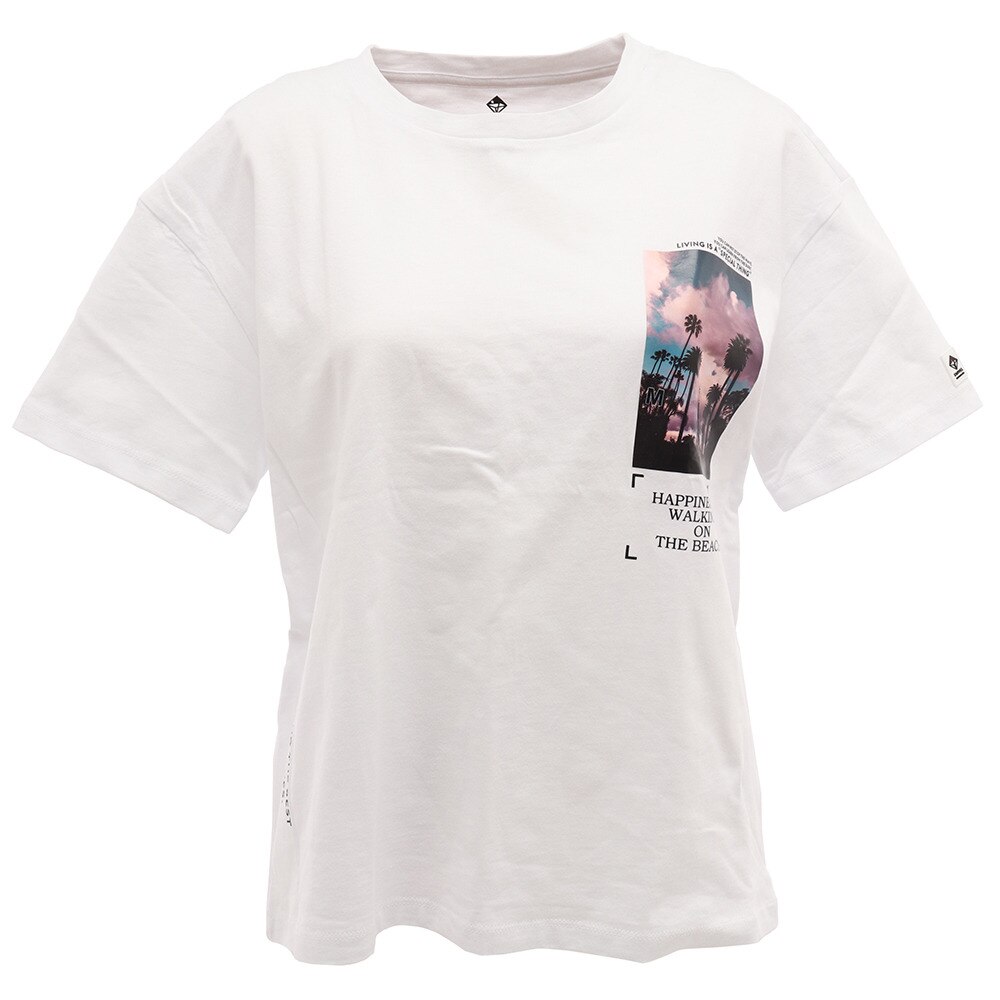  Tシャツ レディース 半袖 プリント 870SW0EG3270 WHT オンライン価格