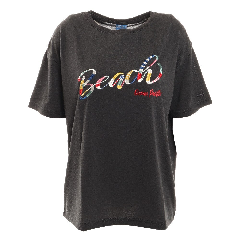  フロント刺繍 半袖Tシャツ 521506CGY