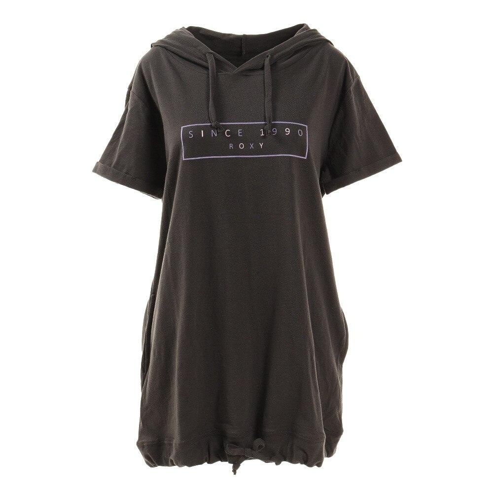  DOUBLE OR NOTHING ロング丈フード付き Tシャツ RST211067BLK
