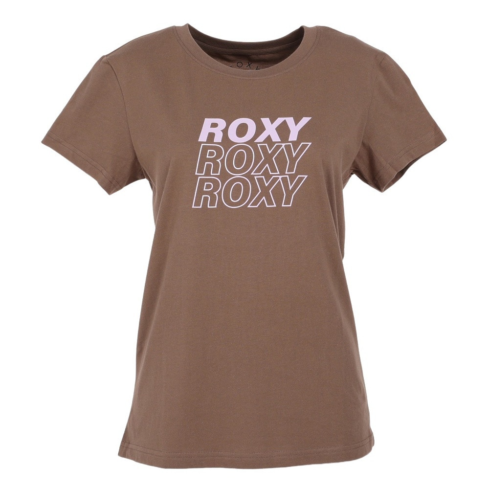 ロキシー｜Tシャツ レディース 半袖 SCALE ラバープリント 21SP RST211074 MOC - スポーツ用品はスーパースポーツゼビオ