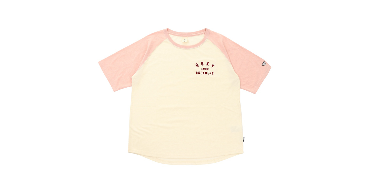 ロキシー｜Tシャツ レディース 半袖 RAGLAN 21SP RST211607 YPNK - スポーツ用品はスーパースポーツゼビオ