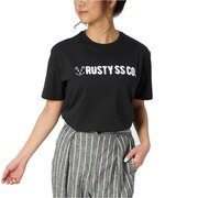 ラスティ（RUSTY）（レディース）Tシャツ レディース 半袖 アニマルモチーフTシャツ 9205152BLK