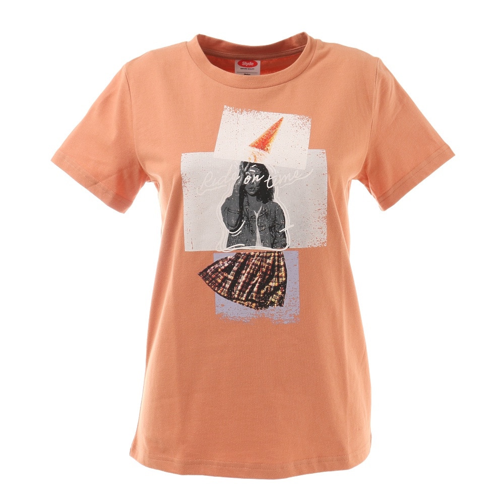  グラフィック ショートスリーブタイトTシャツ sl2021SS705-CML