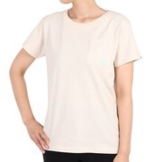 リーフ（REEF）（レディース）Tシャツ レディース 半袖 刺繍 ポケットTシャツ RF21SS7002SS-BE/GN