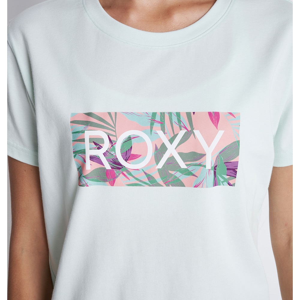 ロキシー（ROXY）（レディース）SHADE OF BOTANICAL ROXY ボタニカルロゴTシャツ 22SPRST221101GRN