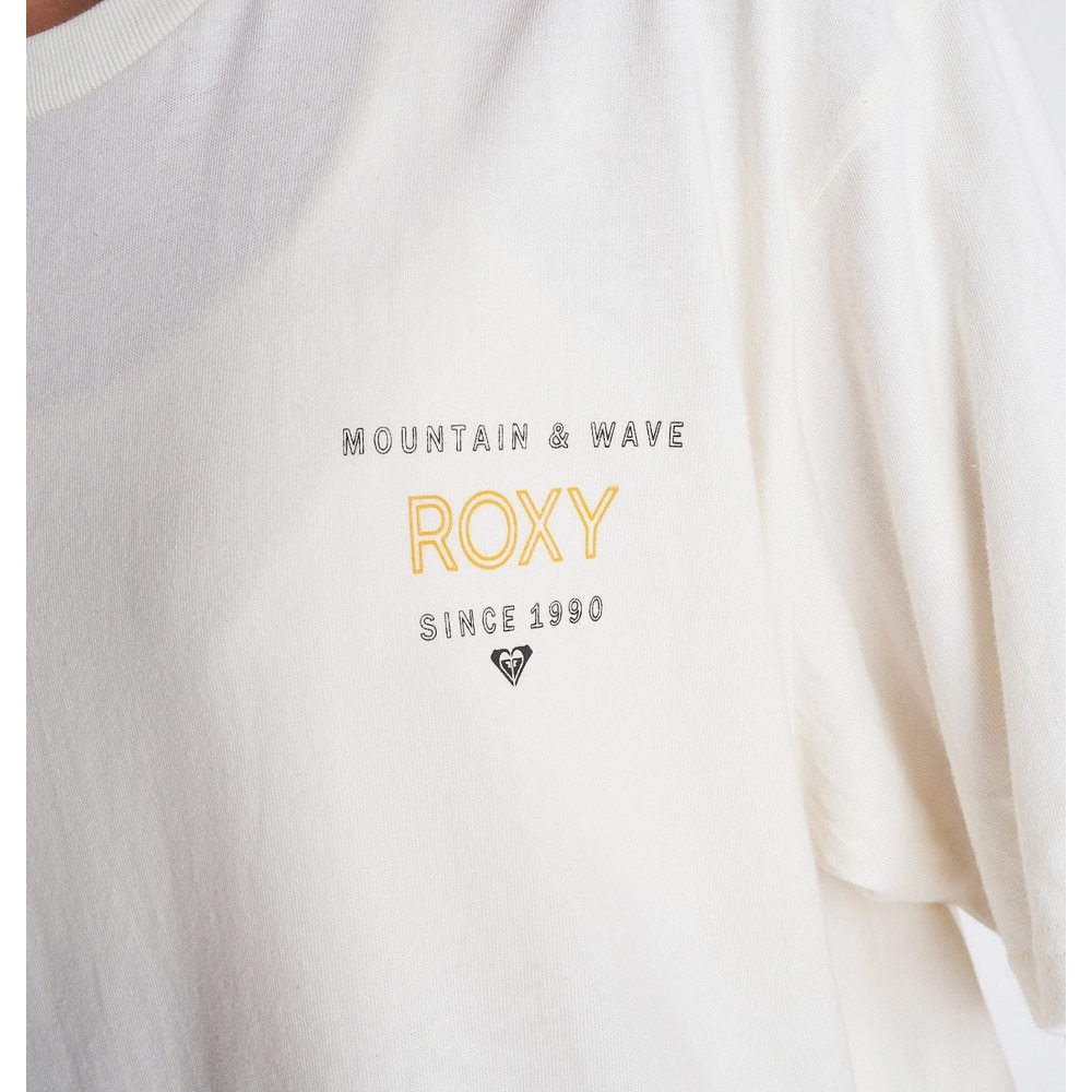 ロキシー（ROXY）（レディース）MOUNTAIN & WAVES ROXY バックプリント Tシャツ 22SPRST221105NAT