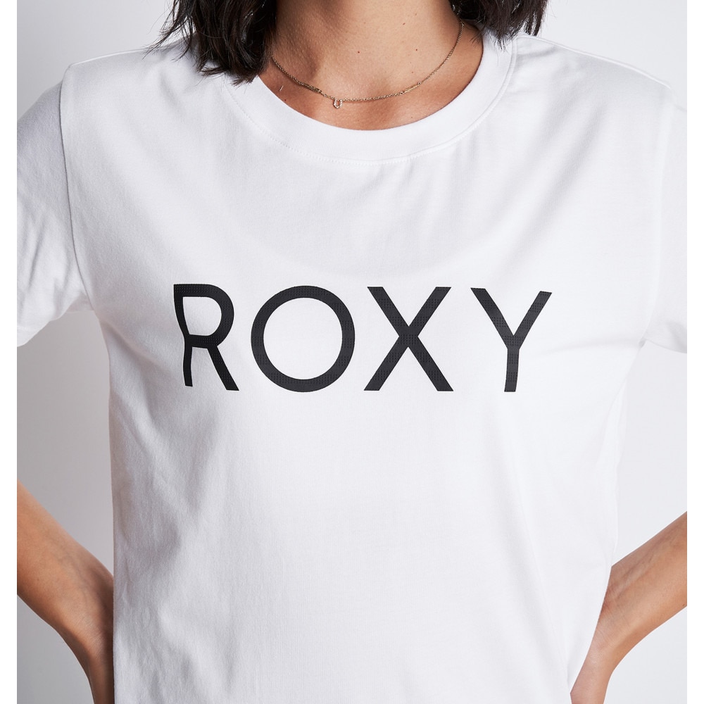 ロキシー（ROXY）（レディース）SPORTS 凹凸プリント Tシャツ 22SPRST221110WHT