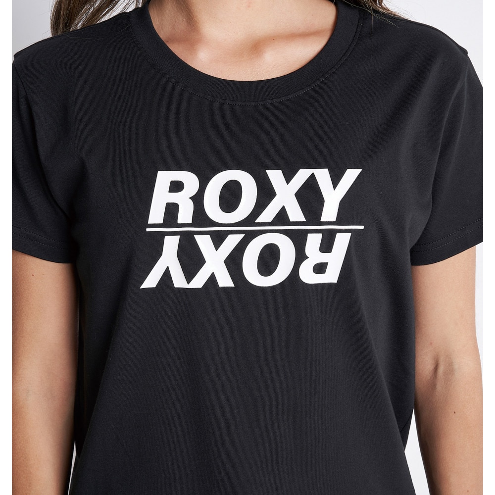 ロキシー（ROXY）（レディース）SCALE ツヤプリント Tシャツ 22SPRST221111BLK