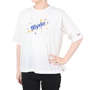 スライド（SLYDE）（レディース）SPLASH 半袖Tシャツ 22SSSLYL027-OWHT