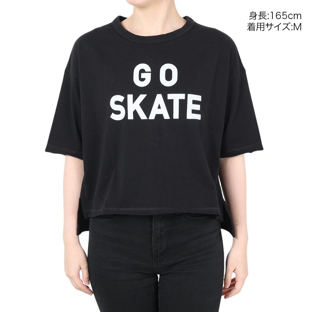 スライド（SLYDE）（レディース）GO半袖Tシャツ SLYL029-BLK2