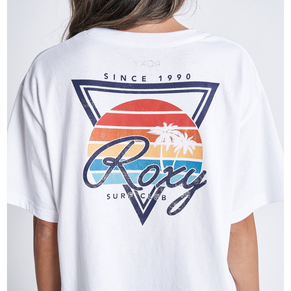 ロキシー（ROXY）（レディース）SURF CLUB バックプリントTシャツ 22SURDK222036WHT