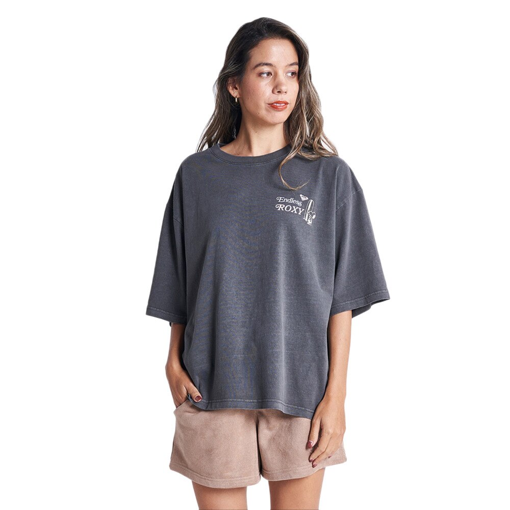 ＲＯＸＹ VINTAGE PEANUTS PEANUTS Tシャツ 22SURST222006BBK Ｓ 207 ストリート系ウェア