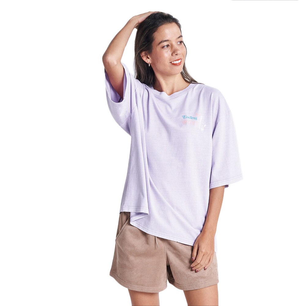 ＲＯＸＹ VINTAGE PEANUTS PEANUTS Tシャツ 22SURST222006LIL Ｌ 53 ストリート系ウェア