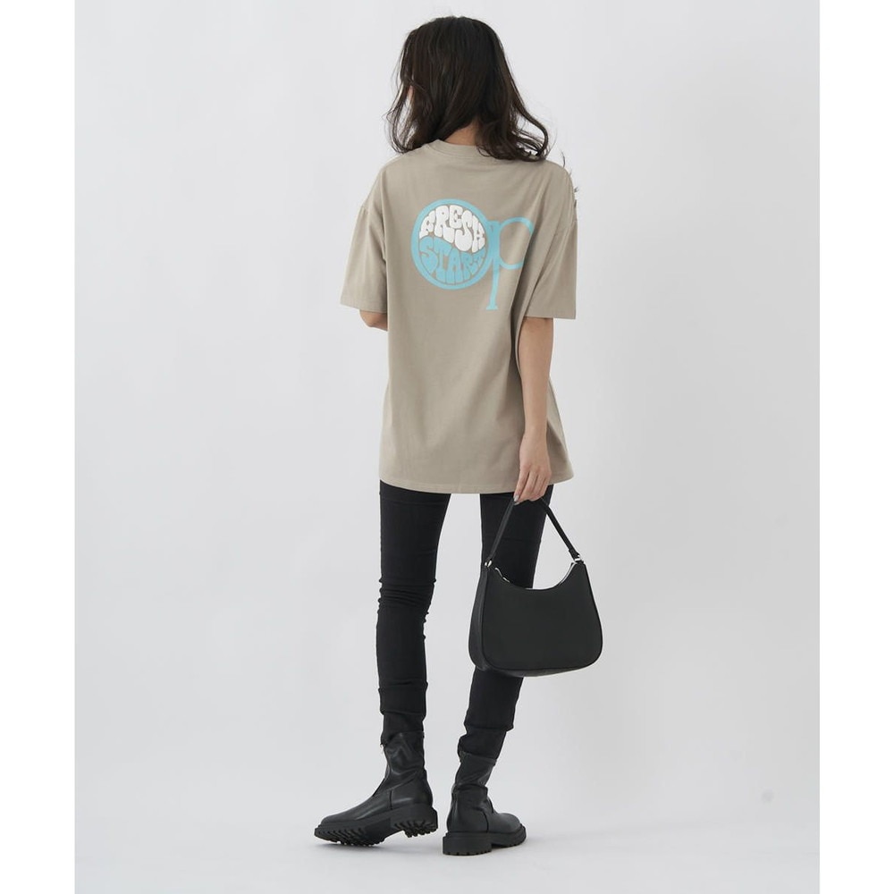 オーシャンパシフィック（Ocean Pacific）（レディース）半袖Tシャツ レディース バックロゴ発泡プリント UVカット 523504BEG