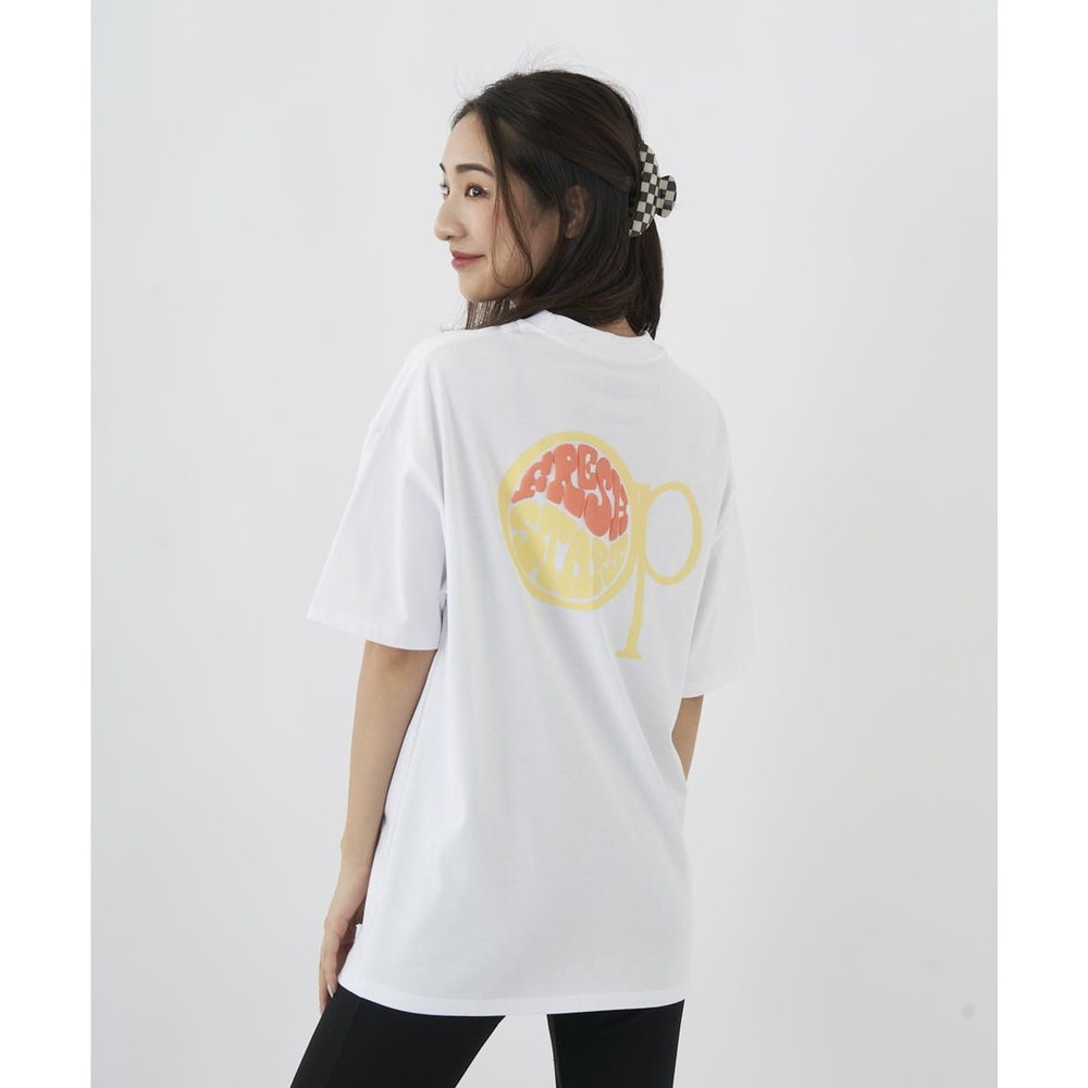 オーシャンパシフィック（Ocean Pacific）（レディース）半袖Tシャツ レディース バックロゴ発泡プリント UVカット 523504WHT