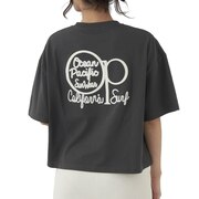 オーシャンパシフィック（Ocean Pacific）（レディース）半袖Tシャツ レディース チェーン刺繍×フェルト UVカット 523507CGY