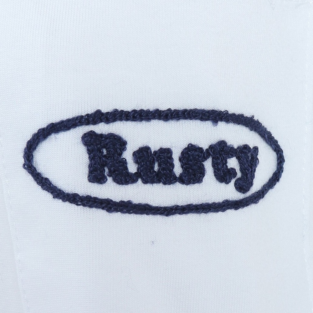 ラスティ（RUSTY）（レディース）半袖Tシャツ レディース 胸ポケット バックプリント スマイル 923501WNV