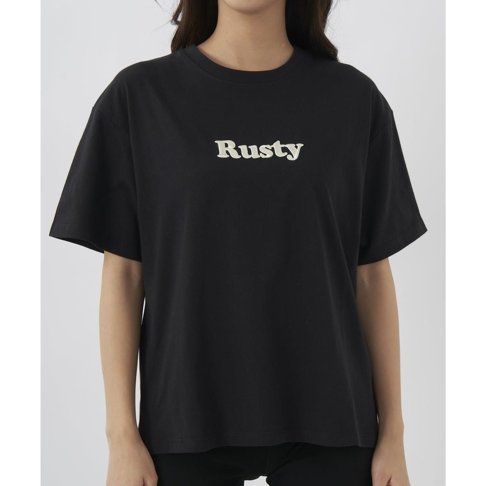 ラスティ（RUSTY）（レディース）半袖Tシャツ レディース 吸汗速乾 UVカット 923502BLK