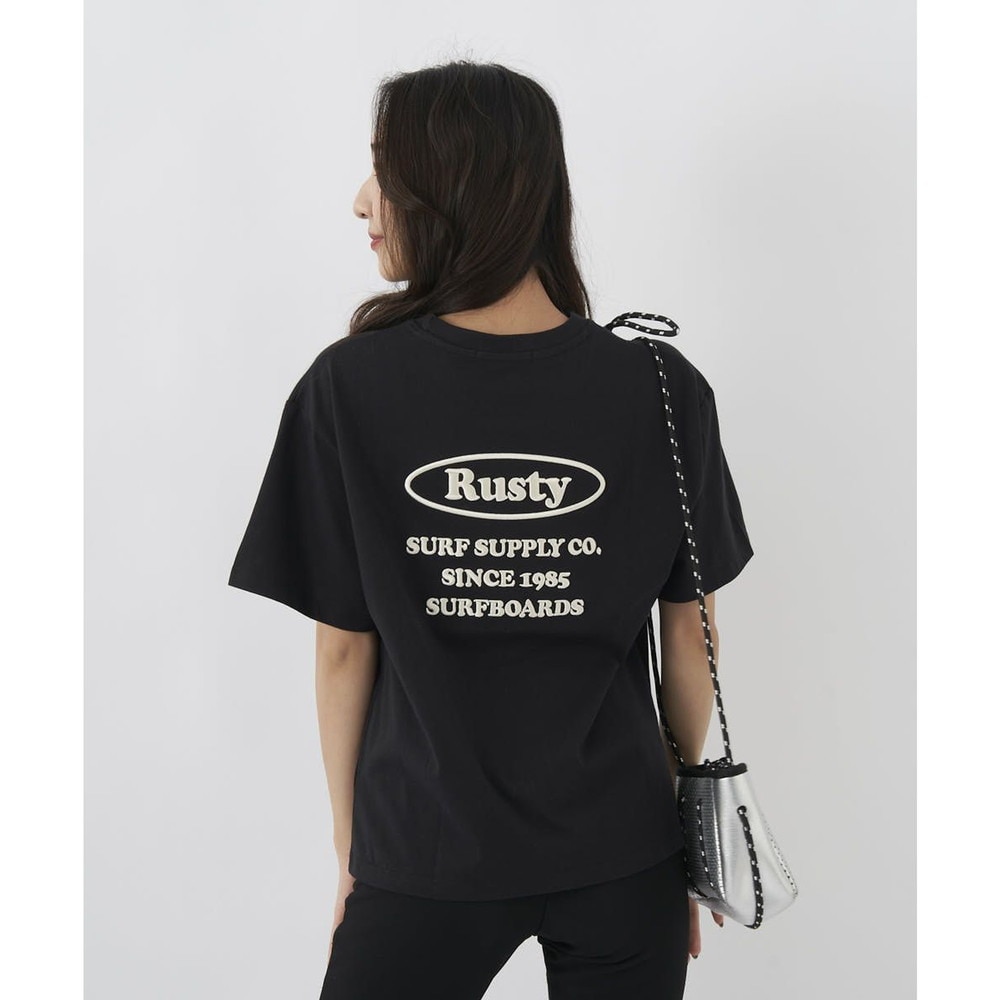 ラスティ（RUSTY）（レディース）半袖Tシャツ レディース 吸汗速乾 UVカット 923502BLK