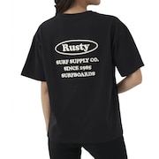 ラスティ（RUSTY）（レディース）半袖Tシャツ レディース 吸汗速乾 UVカット 923502BLK