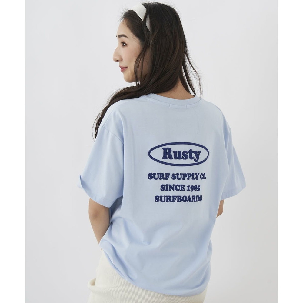 ラスティ（RUSTY）（レディース）半袖Tシャツ レディース 吸汗速乾 UVカット 923502BLU