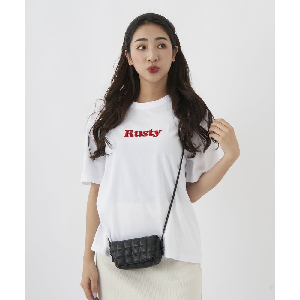 ラスティ（RUSTY）（レディース）半袖Tシャツ レディース 吸汗速乾 UVカット 923502WHT