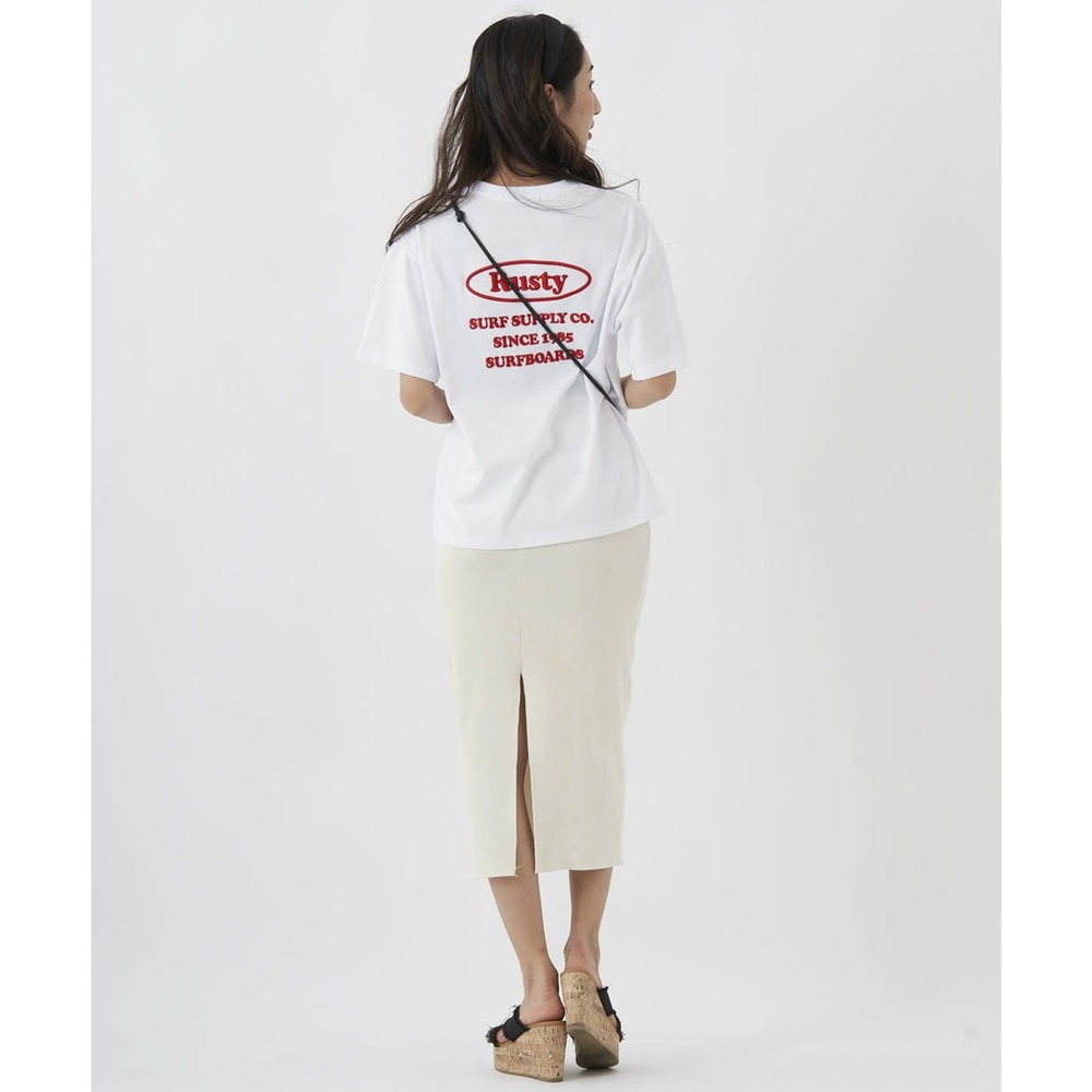 ラスティ（RUSTY）（レディース）半袖Tシャツ レディース 吸汗速乾 UVカット 923502WHT