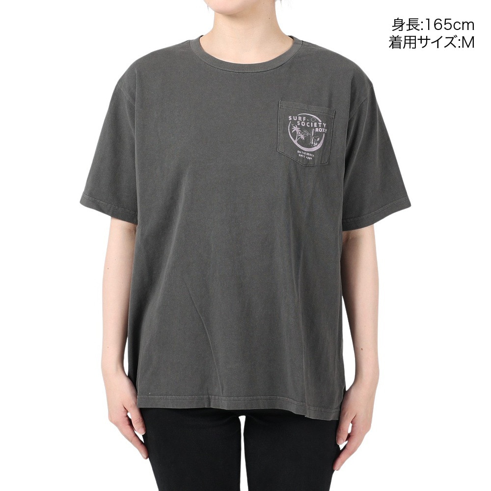 ロキシー（ROXY）（レディース）半袖 Tシャツ レディース PEANUTS SURF SOCIETY ROXY 23SPRST231089BLK