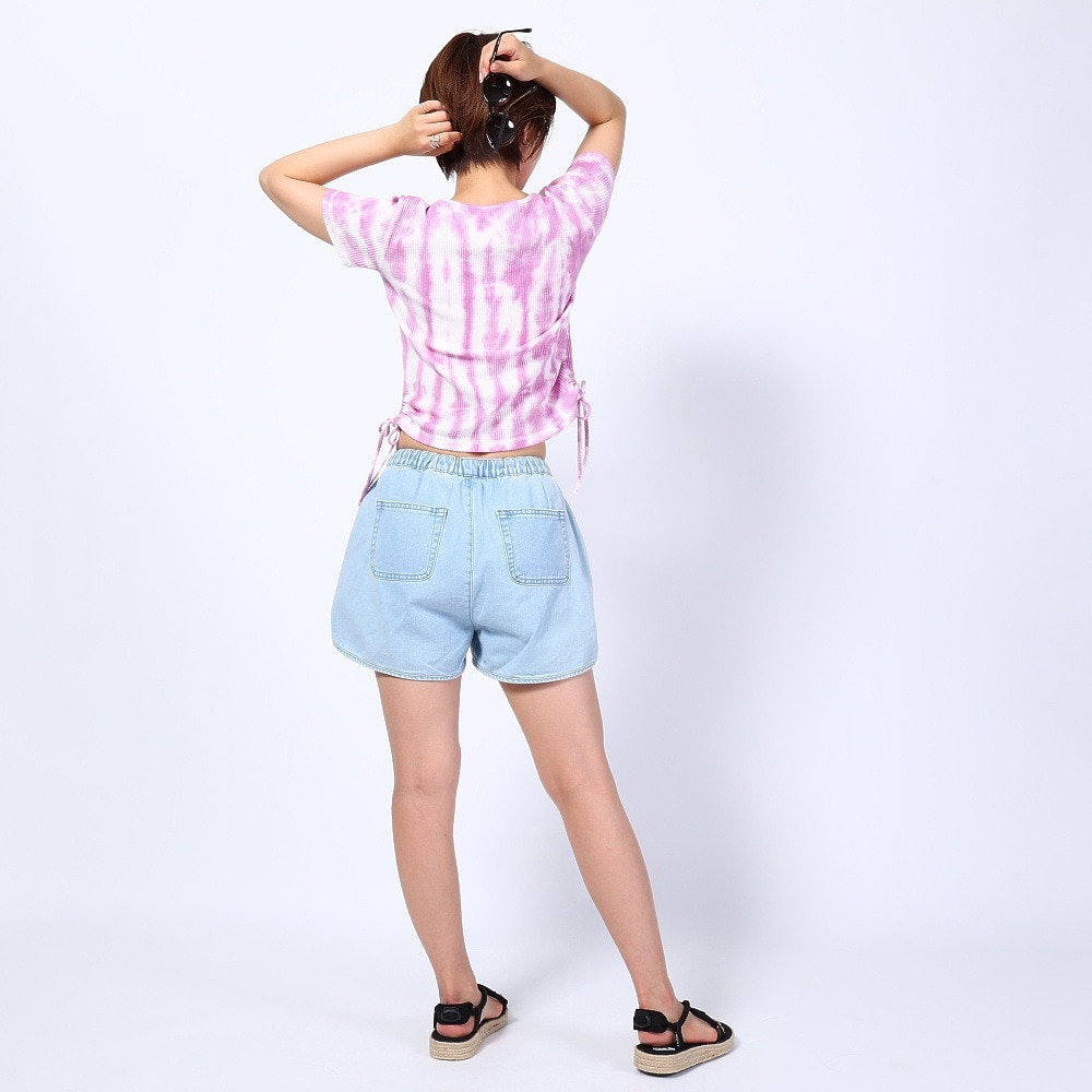 ロキシー（ROXY）（レディース）半袖 Tシャツ レディース ON THE BEACH TEE リブ素材 23SPRST231094MUL