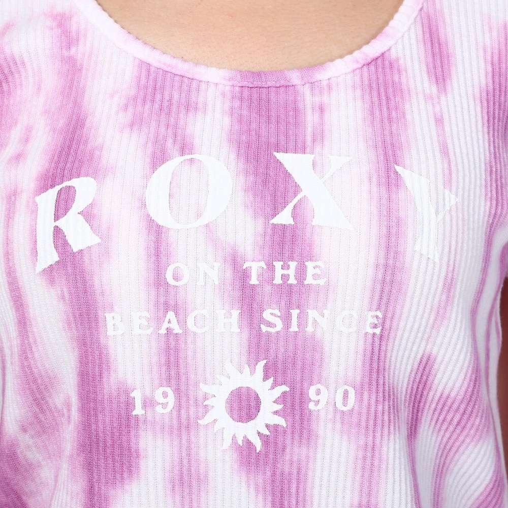 ロキシー（ROXY）（レディース）半袖 Tシャツ レディース ON THE BEACH TEE リブ素材 23SPRST231094MUL