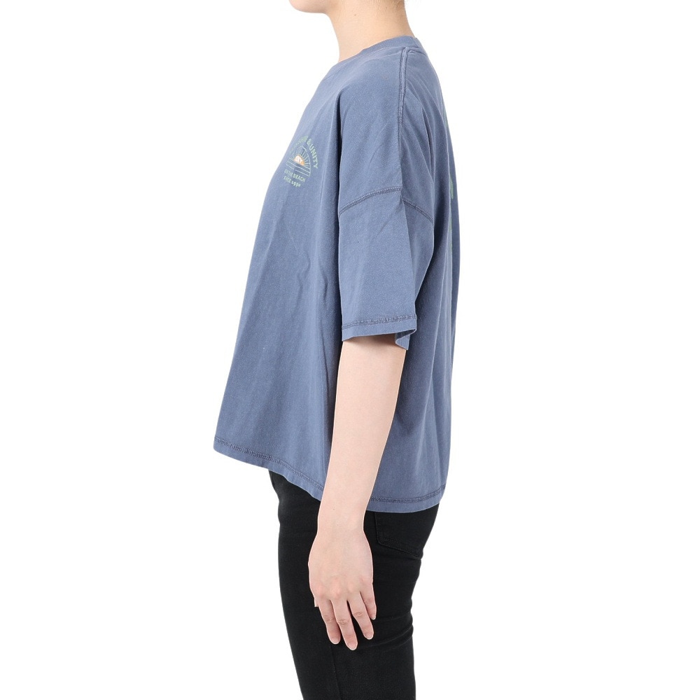 ロキシー（ROXY）（レディース）半袖 Tシャツ レディース SUNSHINE&UNITY バックプリント 23SPRST231096NVY