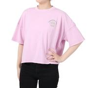 ロキシー（ROXY）（レディース）半袖 Tシャツ レディース SUNSHINE&UNITY バックプリント23SPRST231096PNK