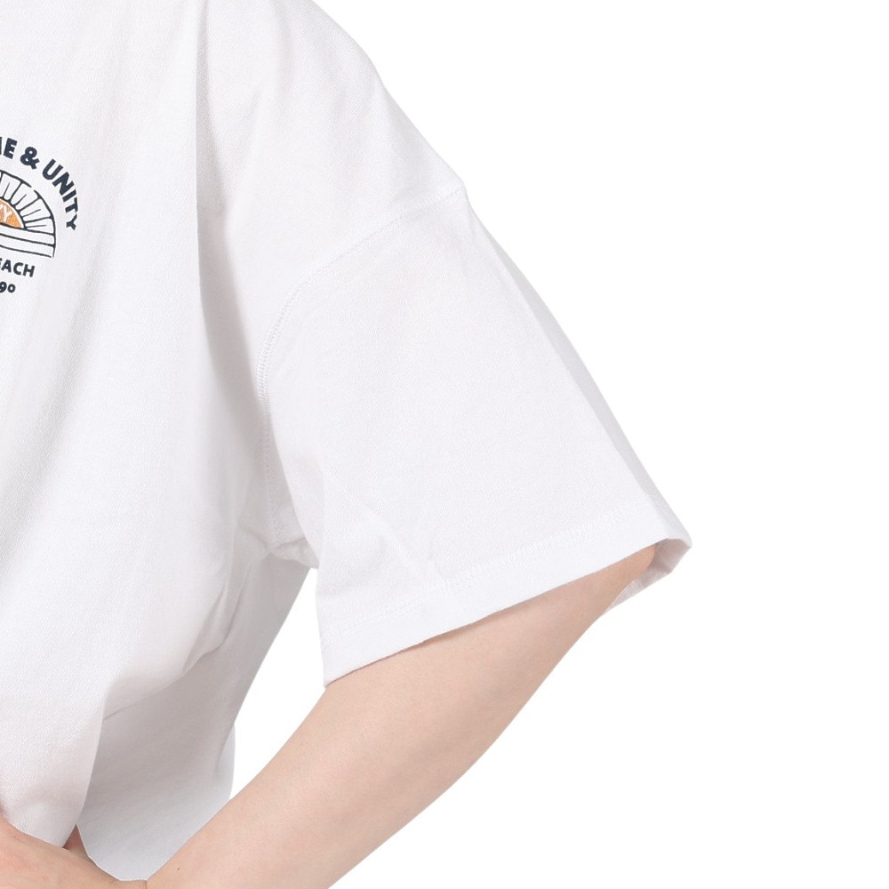 ロキシー（ROXY）（レディース）半袖 Tシャツ レディース SUNSHINE&UNITY バックプリント 23SPRST231096WHT