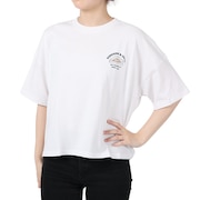 ロキシー（ROXY）（レディース）半袖 Tシャツ レディース SUNSHINE&UNITY バックプリント 23SPRST231096WHT