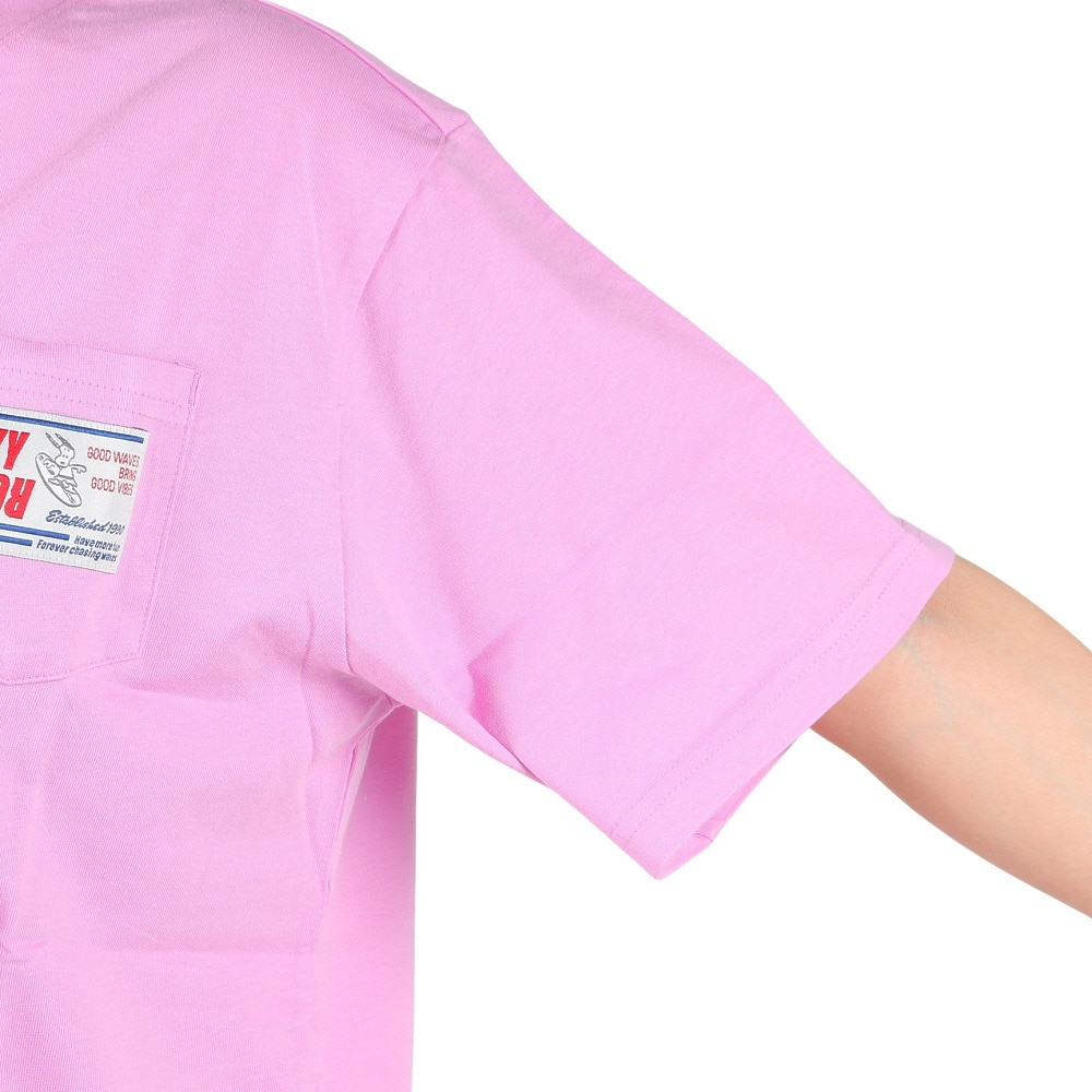 ロキシー（ROXY）（レディース）半袖Tシャツ レディース PEANUTS GOOD WAVE 23SPRST231103PNK